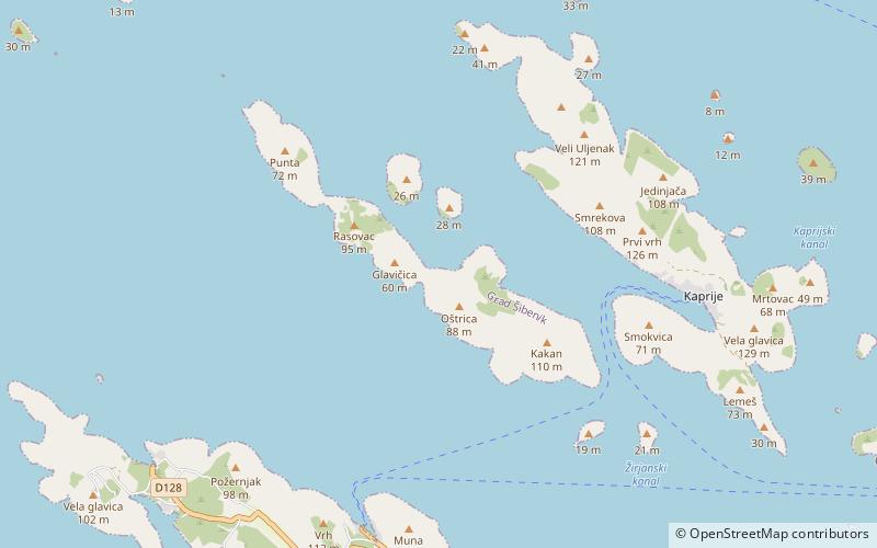 kakan island location map