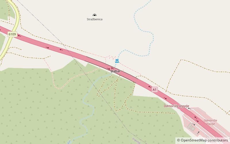 Dabar Bridge location map