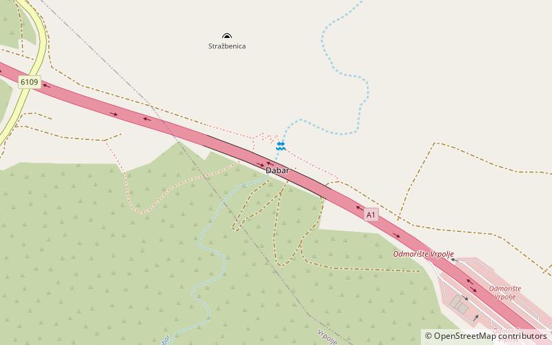 dabar bridge location map