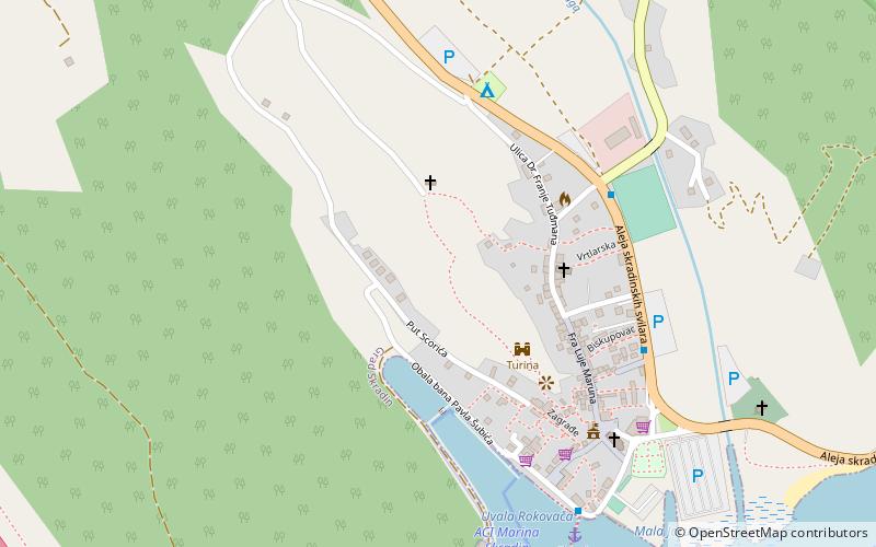 Prokljan-See location map
