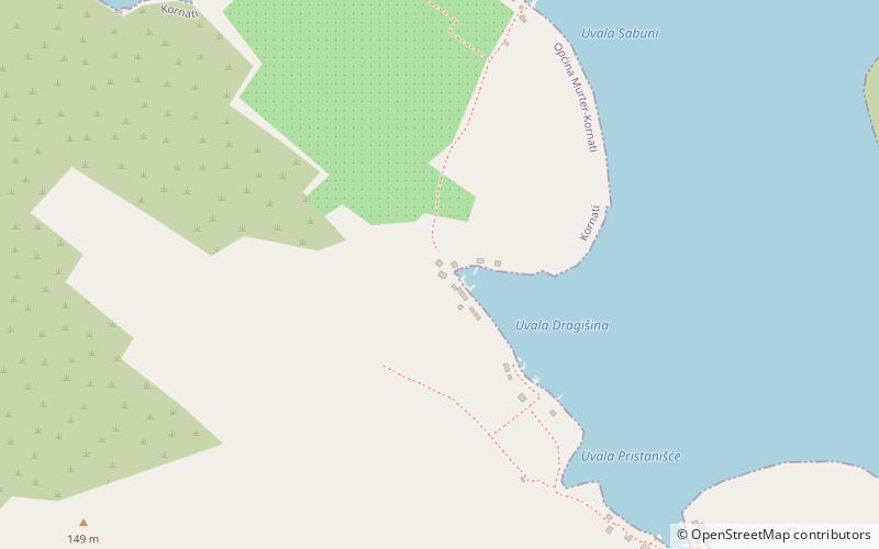 Žut location map