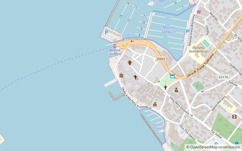 Zavičajni muzej location map