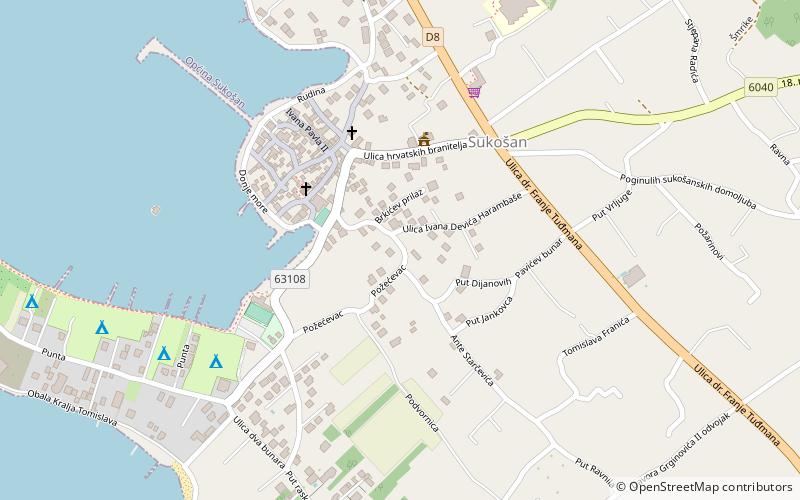 Sukošan location map