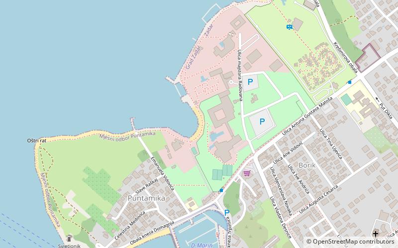 Borik location map