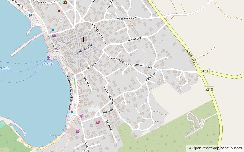 Novalja location map