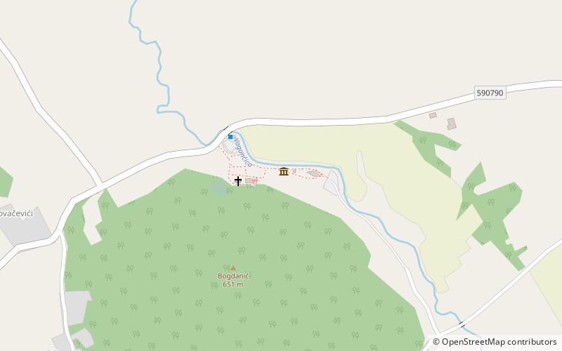 Smiljan location map