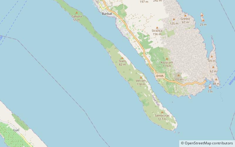 dolin island location map