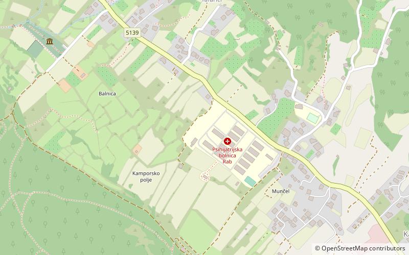 rab concentration camp kampor location map