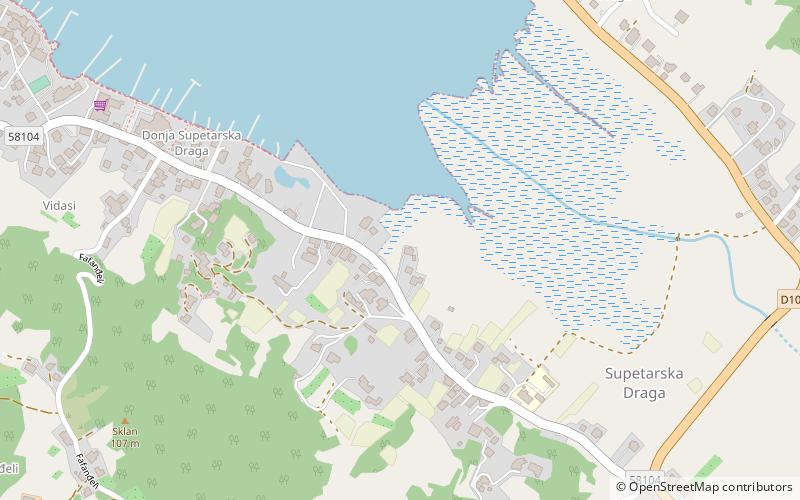 Supetarska Draga location map