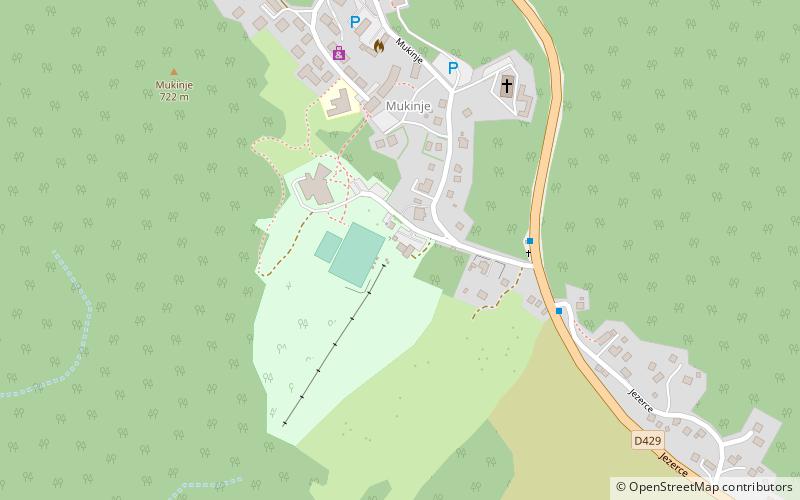 Ski Center Mukinje location map