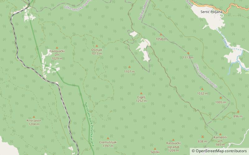 Kapela location map