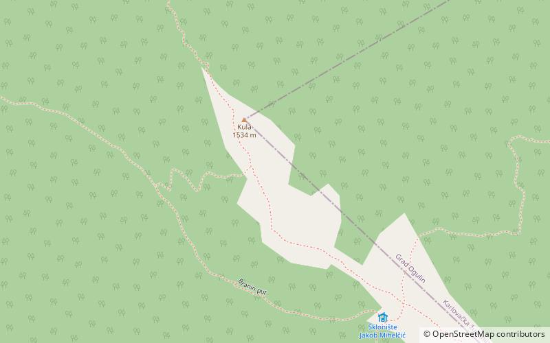 Velika Kapela location map