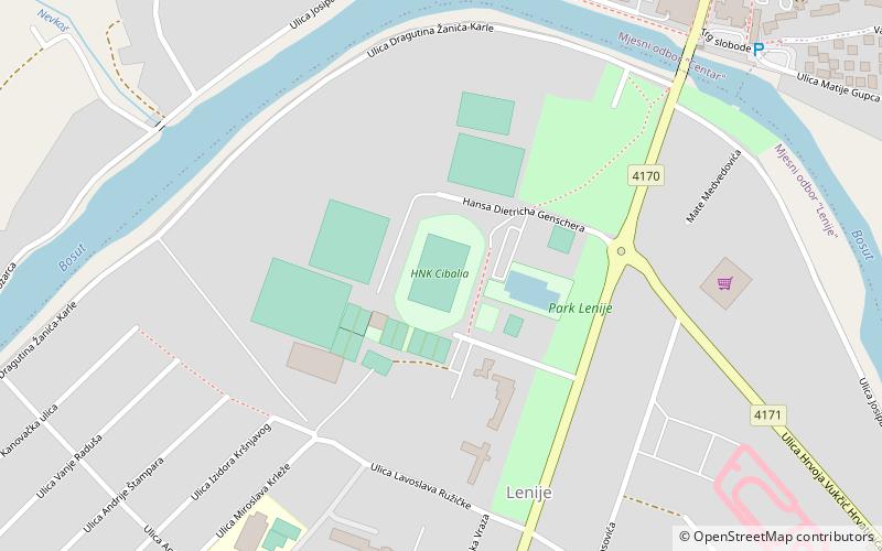 Stadion HNK Cibalia location map
