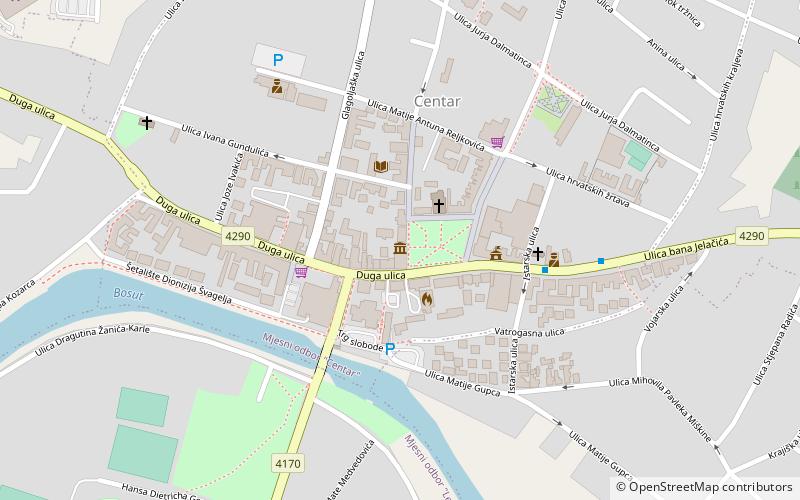 Gradski muzej Vinkovci location map