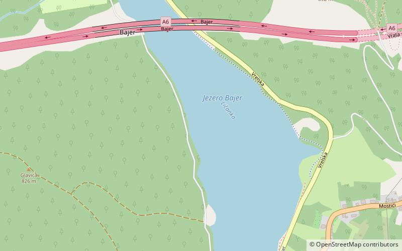 Bajer Bridge location map