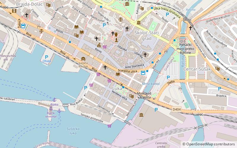 Gradska knjižnica - periodika location map