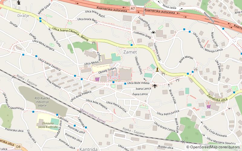Centar Zamet location map