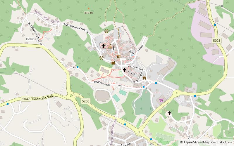 Kastav location map