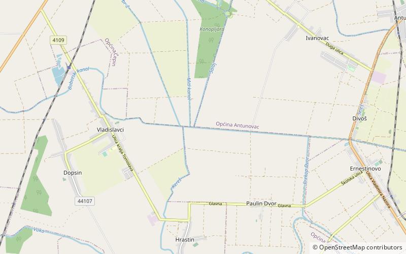 Bobota Canal location map