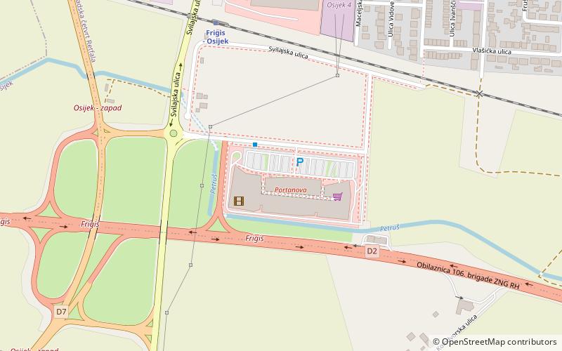 Portanova location map