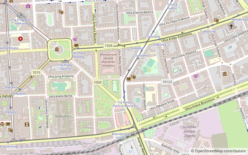 Šubićeva Street location map