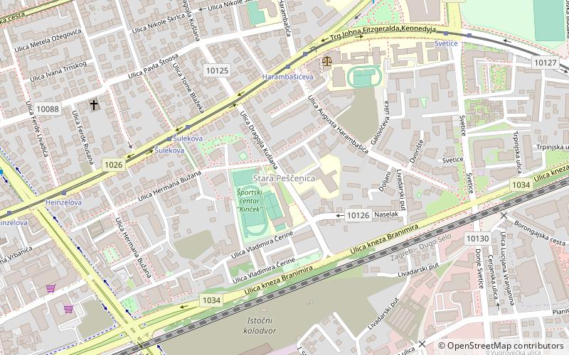 Stara Peščenica location map