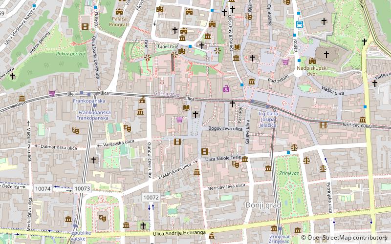 petar preradovic zagreb location map