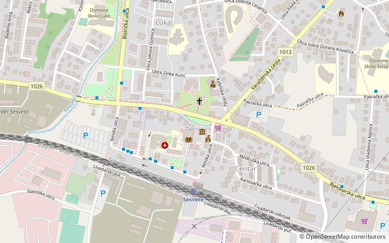 Sesvete location map