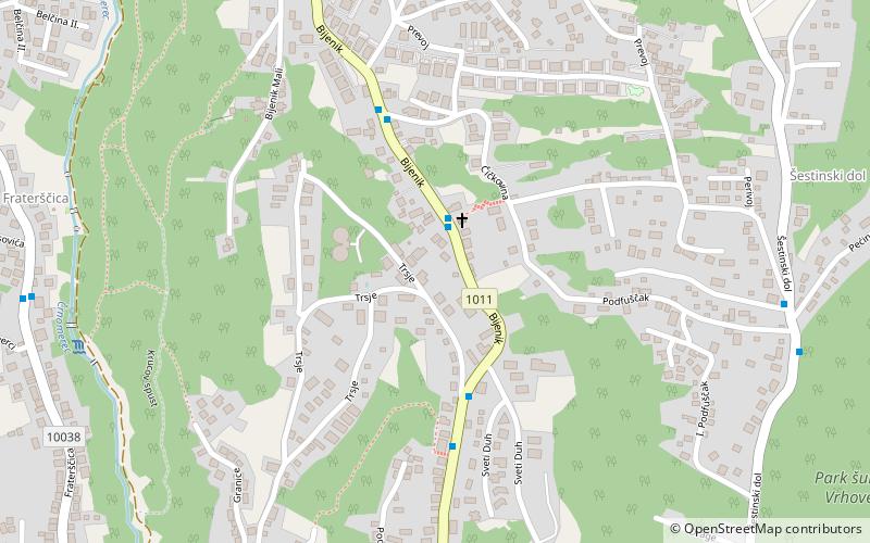 crnomerec zagreb location map