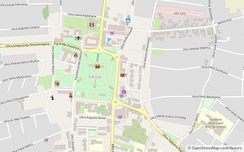 Knjižnica location map