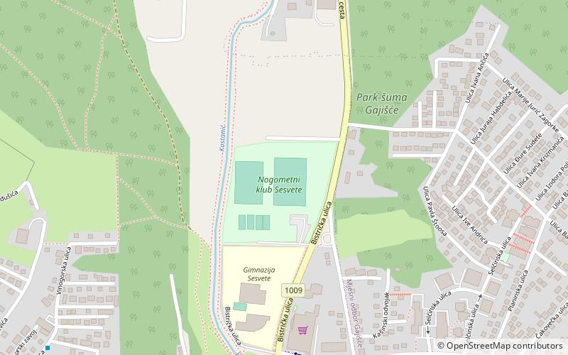 Stadion ŠRC Sesvete location map