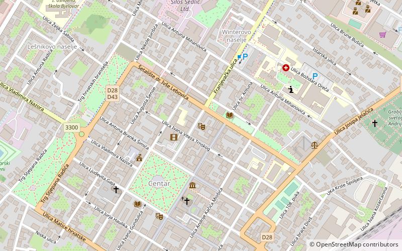 Neue Synagoge location map