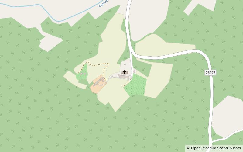 Lepavina Monastery location map