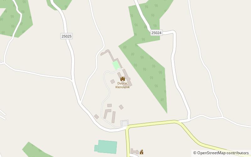 Klenovnik Castle location map