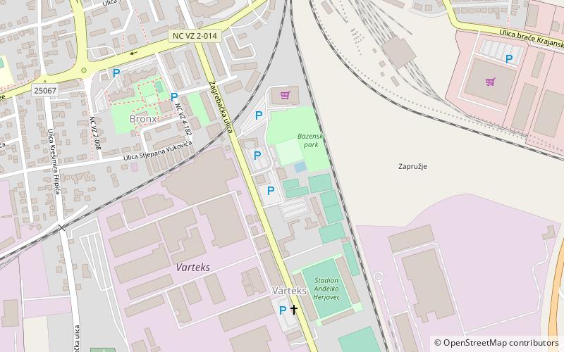 Hrvački klub Varaždin location map