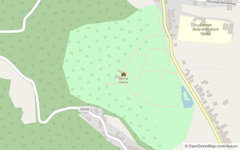 Schloss Opeka location map
