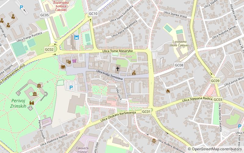 fontanna cakovec location map