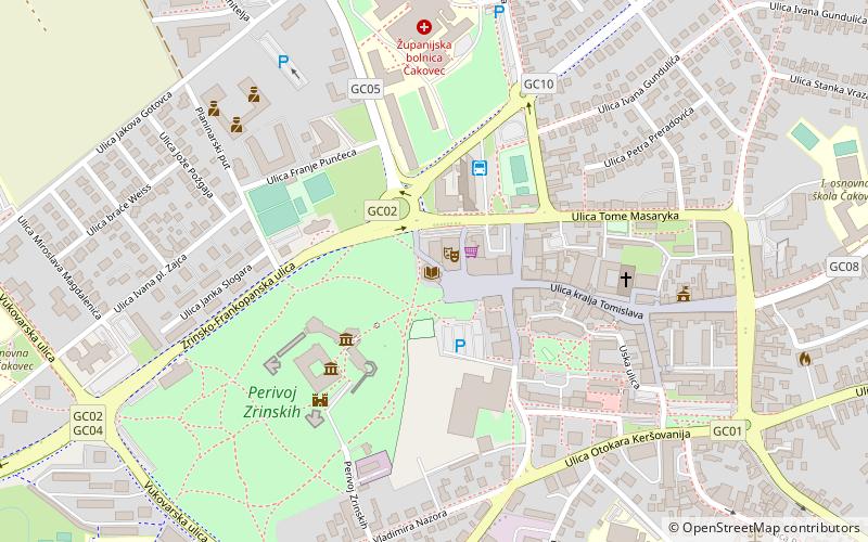 knjiznica i citaonica nikola zrinski cakovec location map