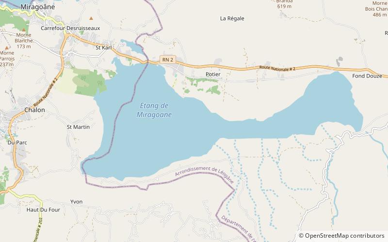 lac de miragoane location map