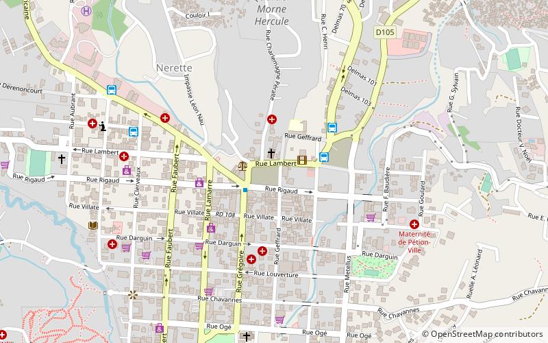 Pétionville location map