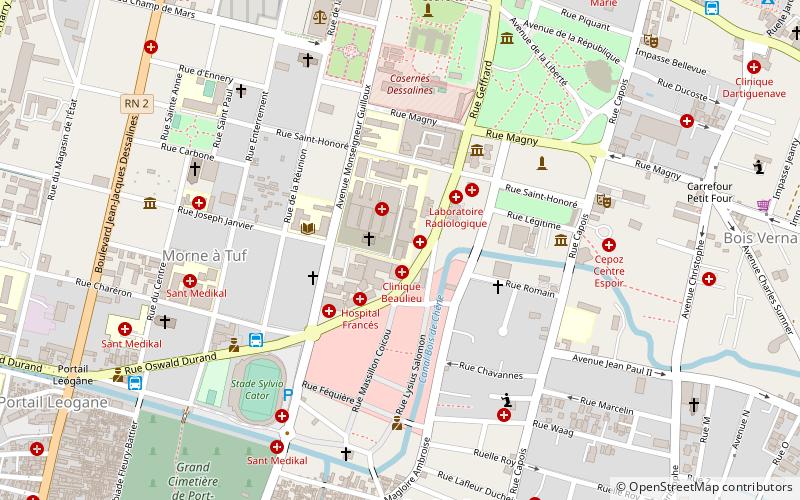 State University of Haiti location map