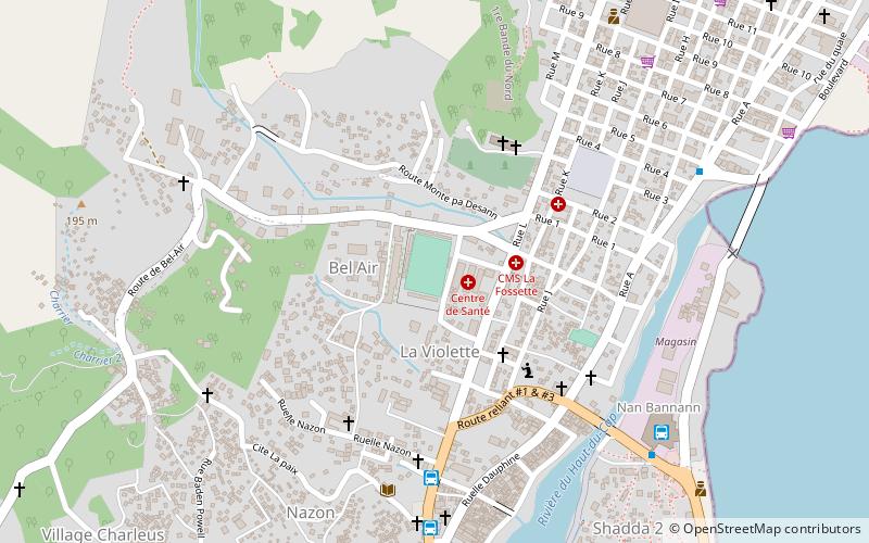 parc saint victor cap haitien location map