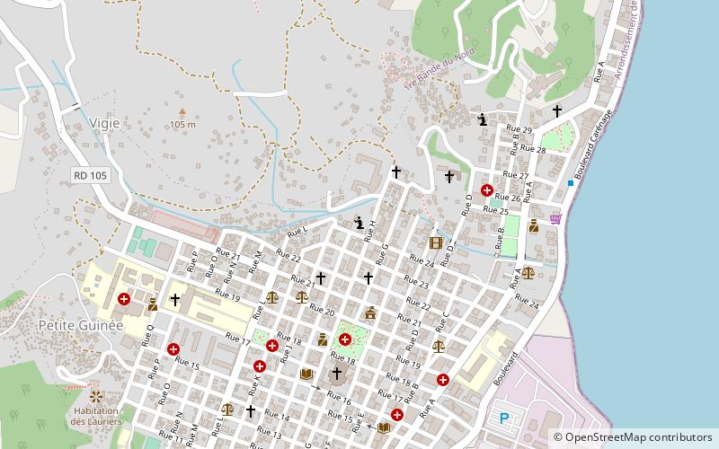loge jerusalem cap haitien location map