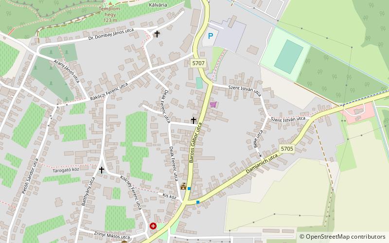 Szerb Templon location map