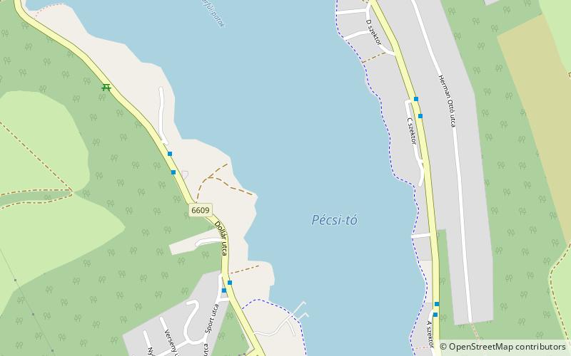 Lake Pécs location map