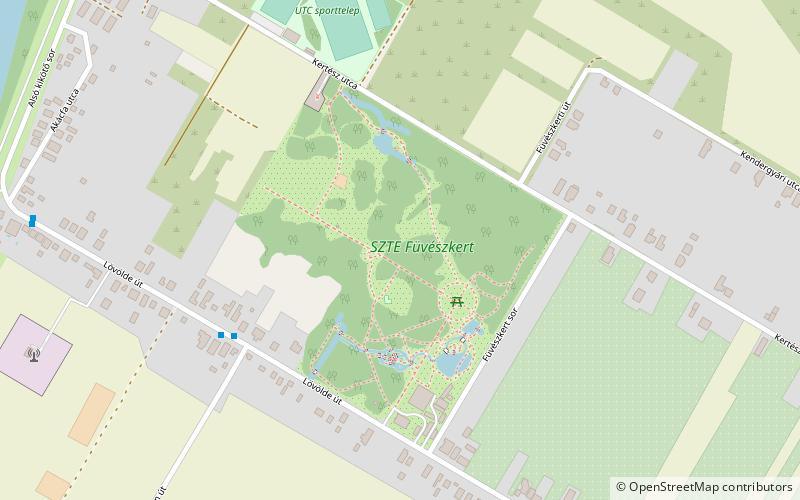 fuveszkert szeged location map