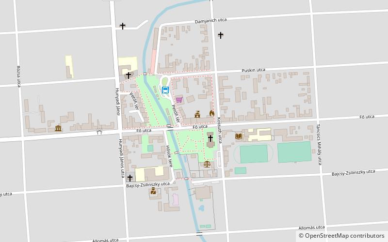 Battonya location map