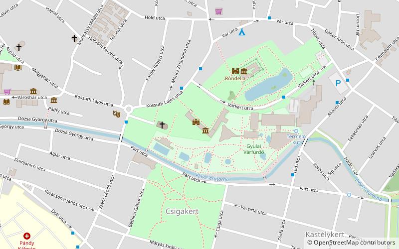 Almásy-kastély location map