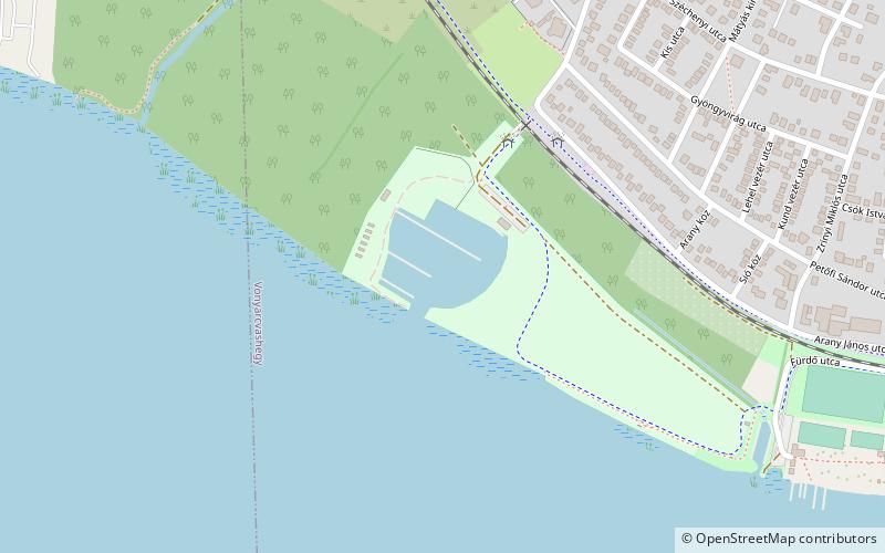 Vonyarc Marina location map