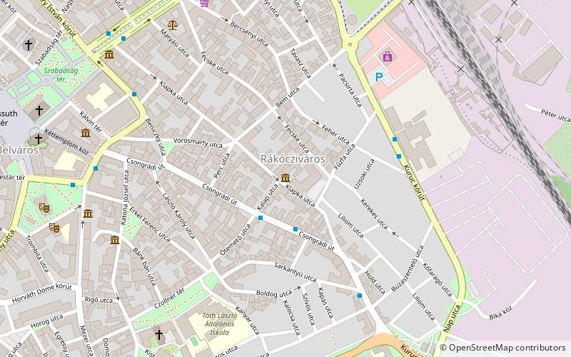 Bozsó collection location map